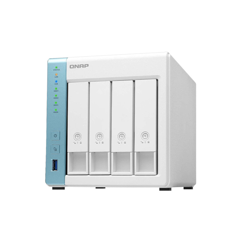 Picture of QNAP TS-431K 4-Bay Home and Personal Cloud Network Attached Storage (4-Bay Home and Personal Cloud NAS/ Annapurna Labs AL-214 Quad-core 1.7 GHz Processor/ 1GB RAM/ 3 Years Warranty)